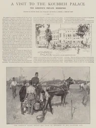 Vierailu Koubbehin palatsissa, Khediven yksityisasunnossa